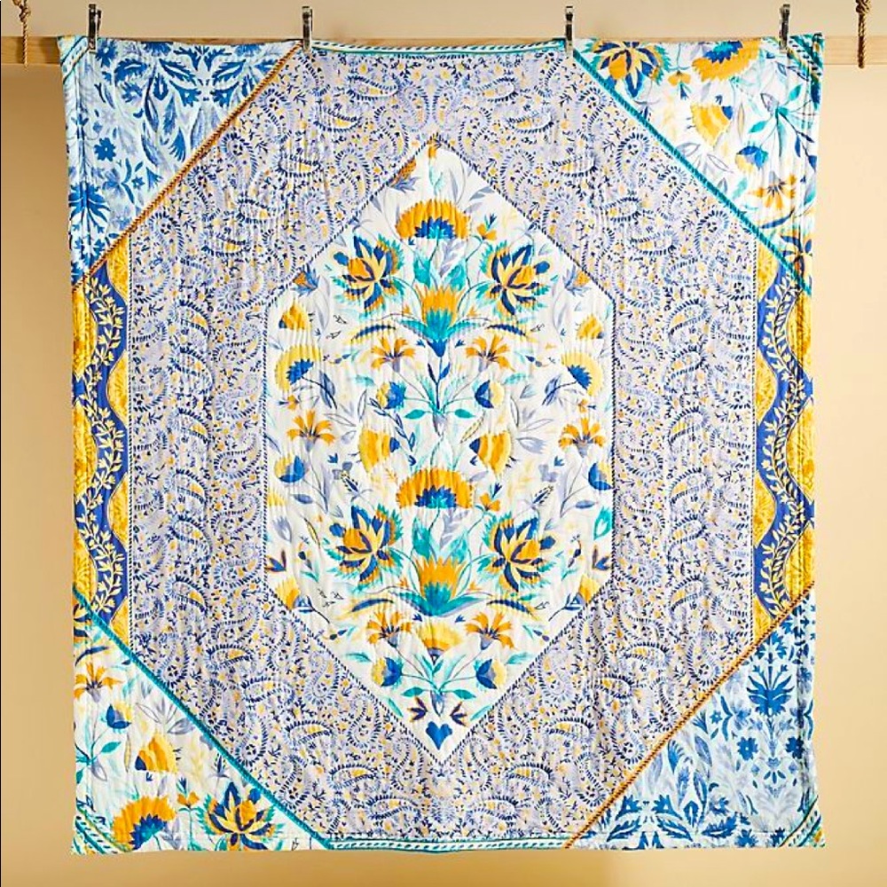 Anthropologie Elspeth King Quilt Set - Picture 2 of 7